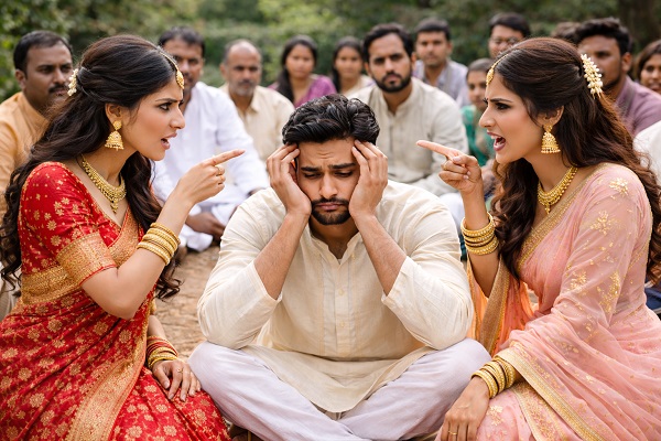 रामपुर में अनोखा फैसला: दो पत्नियों के बीच छिड़ी जंग तो पंचायत ने तय किया पति का 'टाइम-टेबल'